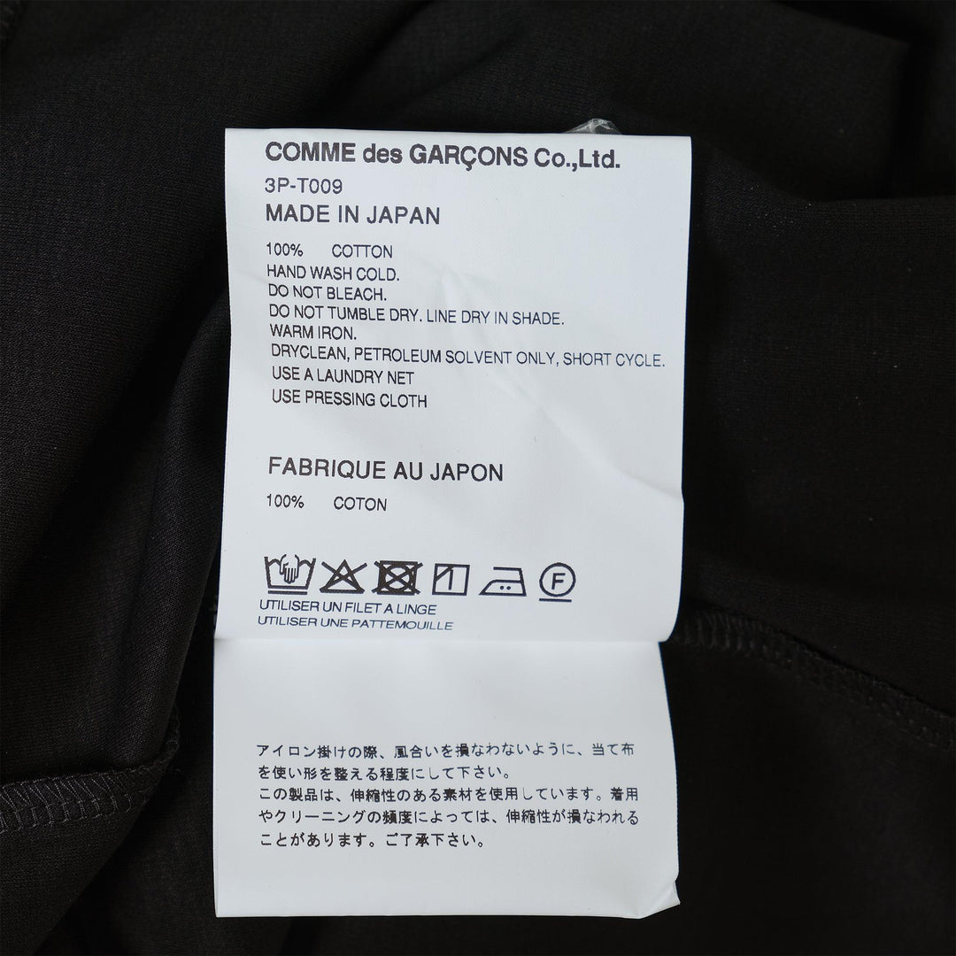 Club21 - Noir Kei Ninomiya - Cotton Broad Top - BLOUSES - Black