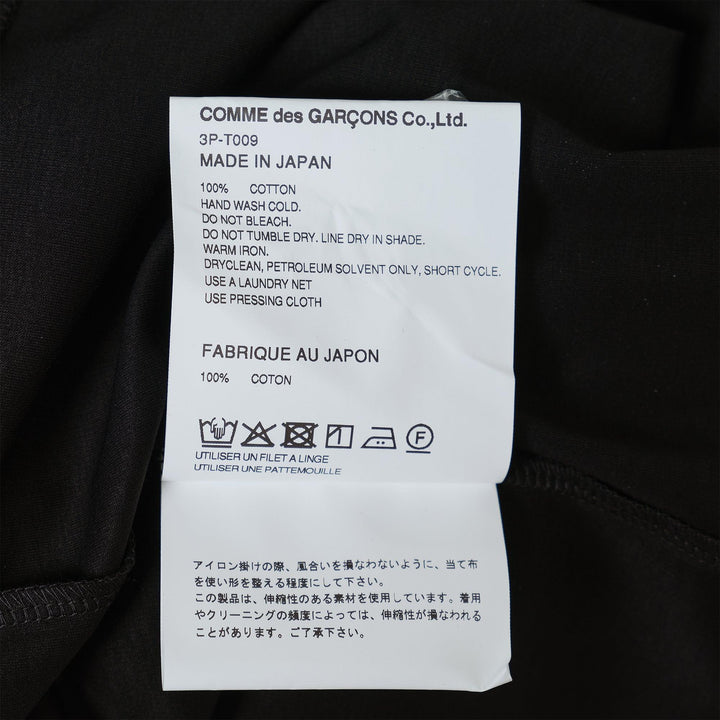 Club21 - Noir Kei Ninomiya - Cotton Broad Top - BLOUSES - Black