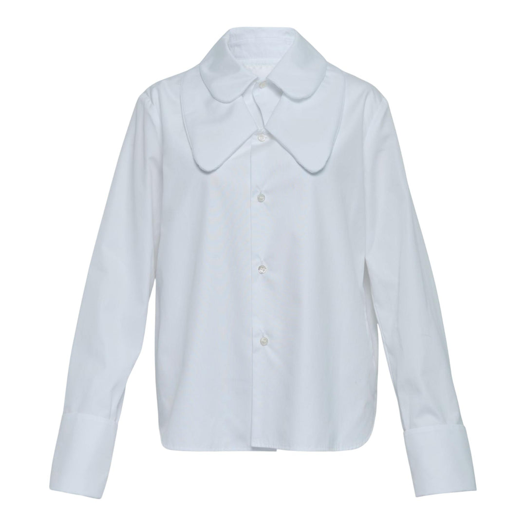 Club21 - Noir Kei Ninomiya - Cotton Broad Top - BLOUSES - White