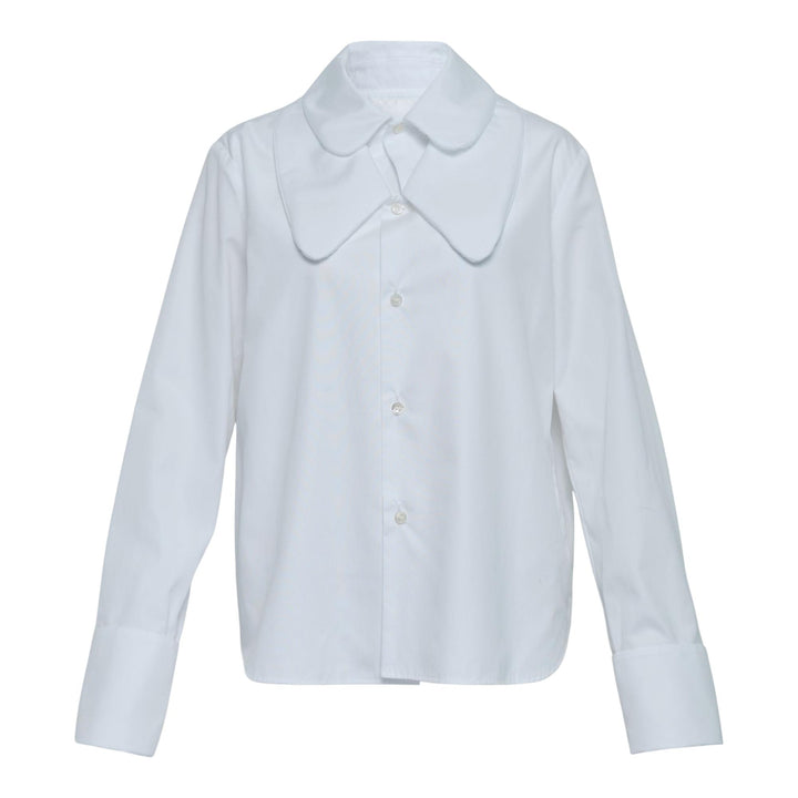 Club21 - Noir Kei Ninomiya - Cotton Broad Top - BLOUSES - White