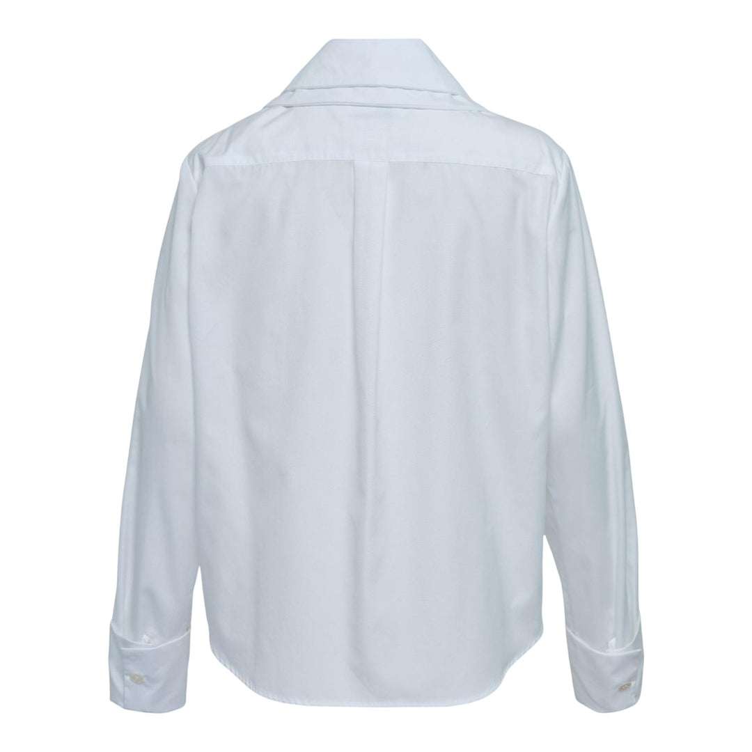 Club21 - Noir Kei Ninomiya - Cotton Broad Top - BLOUSES - White