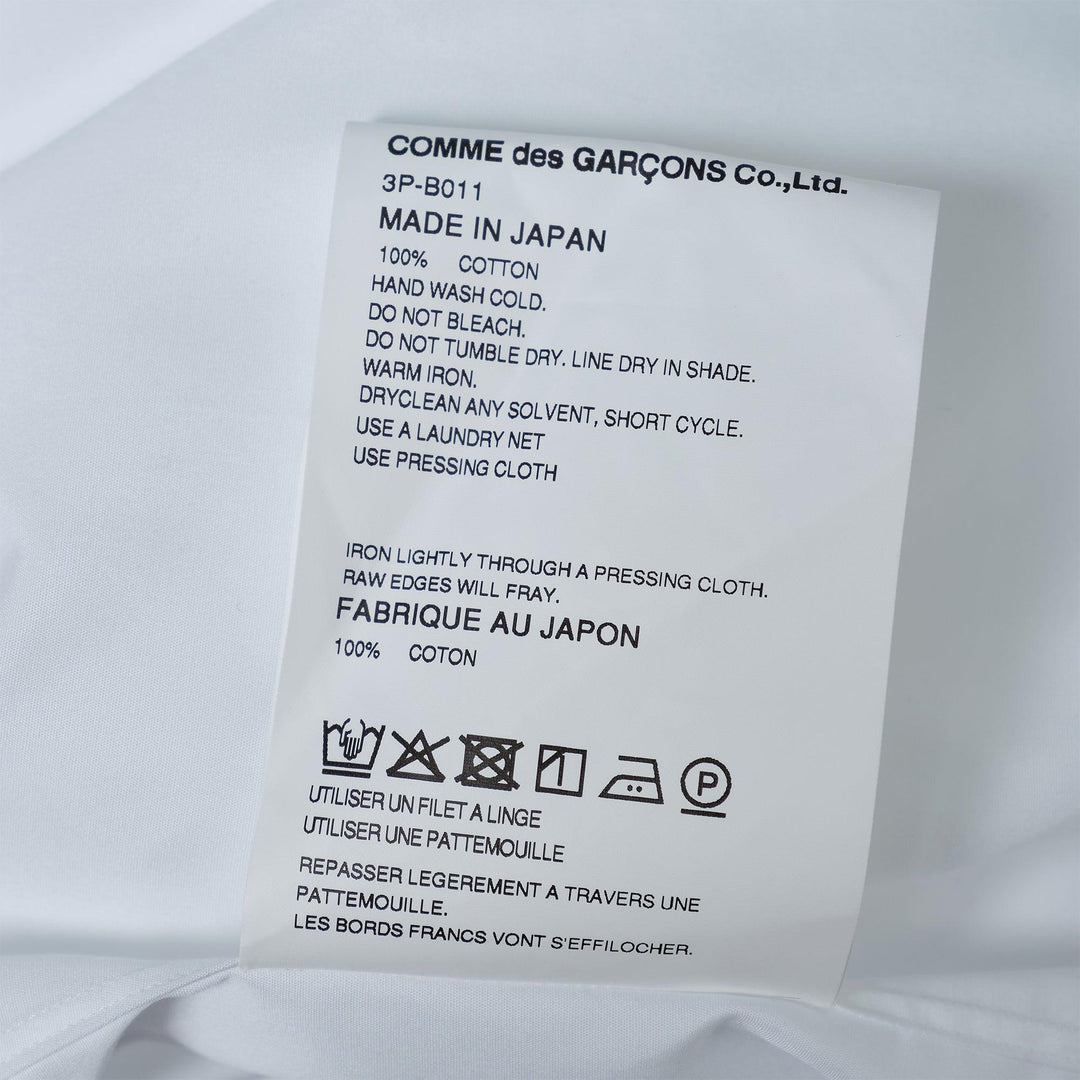 Club21 - Noir Kei Ninomiya - Cotton Broad Top - BLOUSES - White