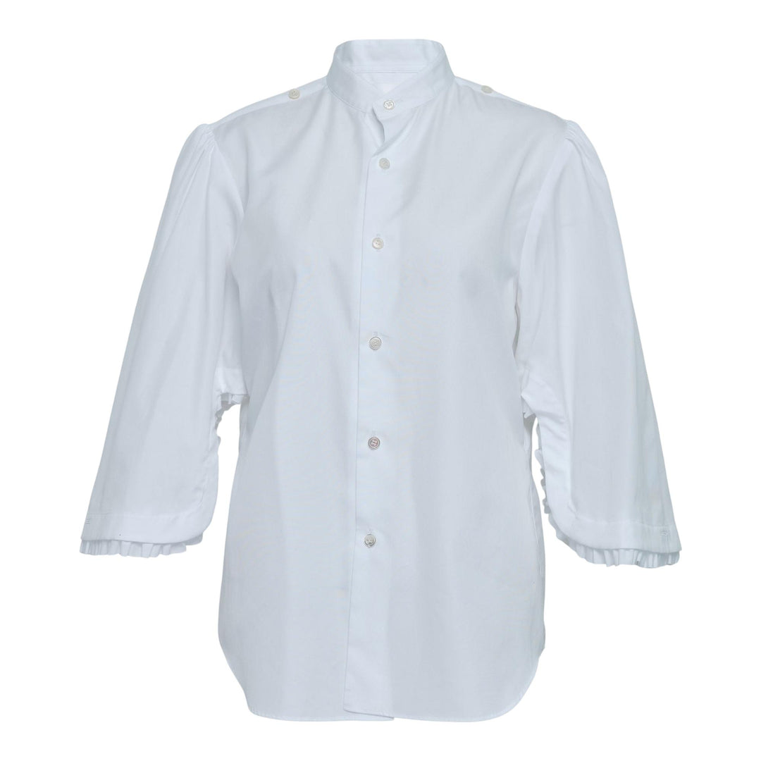 Club21 - Noir Kei Ninomiya - Cotton Broad Top - BLOUSES - White