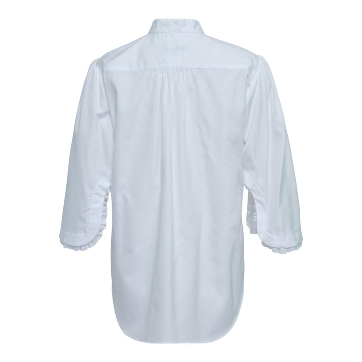 Club21 - Noir Kei Ninomiya - Cotton Broad Top - BLOUSES - White