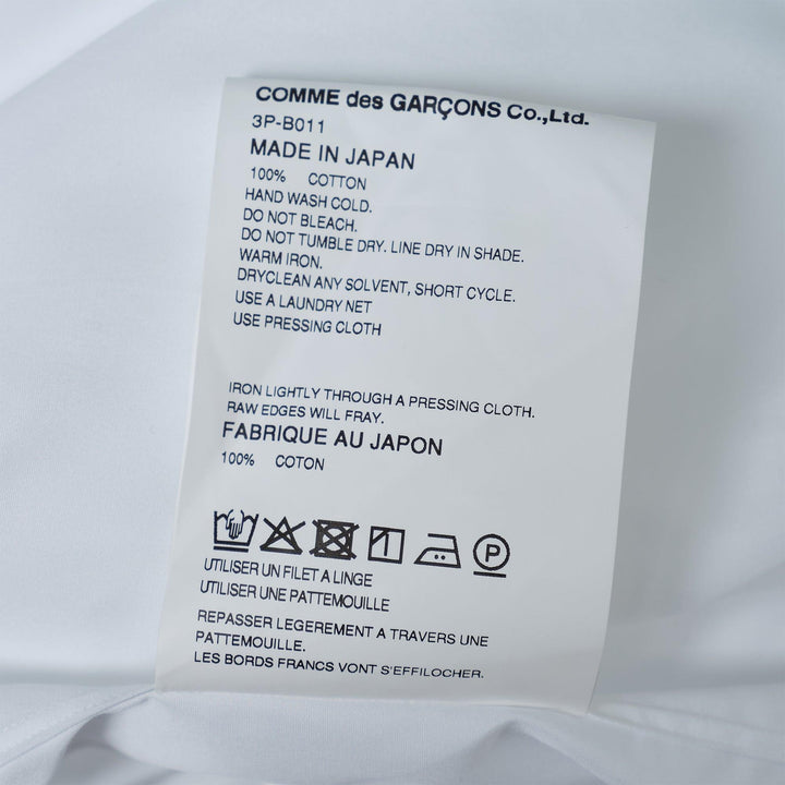 Club21 - Noir Kei Ninomiya - Cotton Broad Top - BLOUSES - White