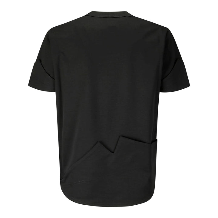 Club21 - Noir Kei Ninomiya - Cotton Ponte T-Shirt - TEES - Black