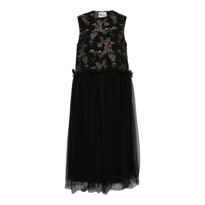 Club21 - Noir Kei Ninomiya - Floral Pattern Cut Jacquard Dress - WOVEN DRESSES - Multi