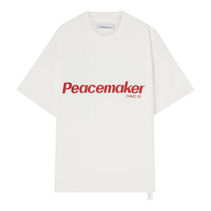 Club21 - OAMC Peacemaker - Peacemaker Flower Short Sleeve T-Shirt - TEES - White