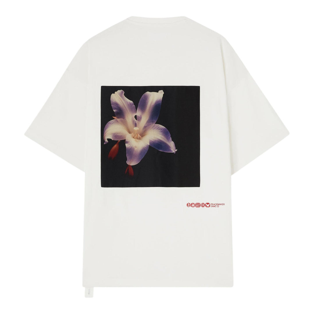 Club21 - OAMC Peacemaker - Peacemaker Flower Short Sleeve T-Shirt - TEES - White