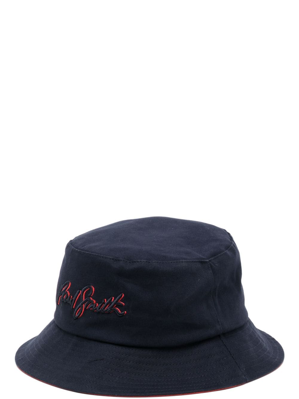 PAULSMITH_MenHatBucketTonlLogo_Navy