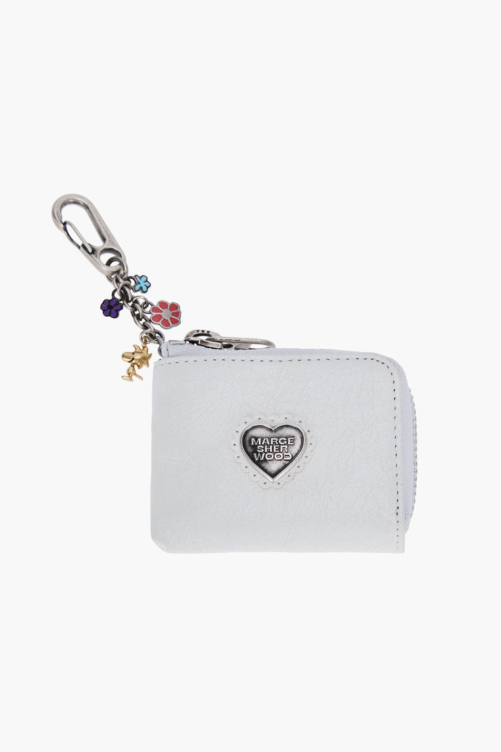 Heart Lace Mini Zipper Wallet