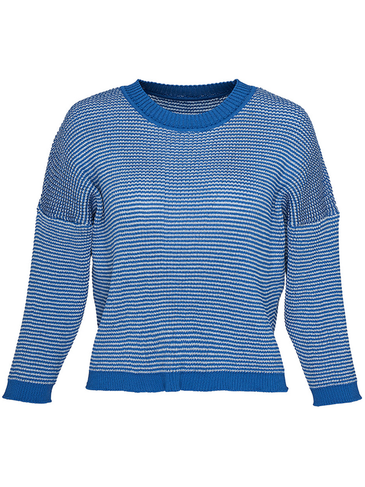 PLEATS PLEASE ISSEY MIYAKE Across Knit Blue 1