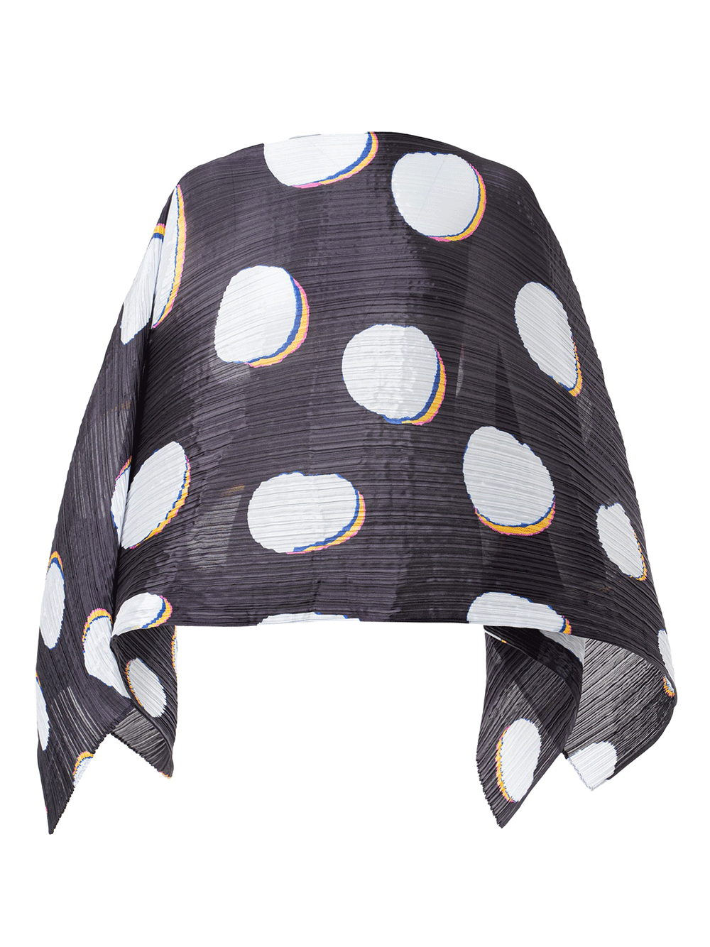 PLEATS-PLEASE-ISSEY-MIYAKE-BEAN-DOTS-MADAME-T-Stole-White-1