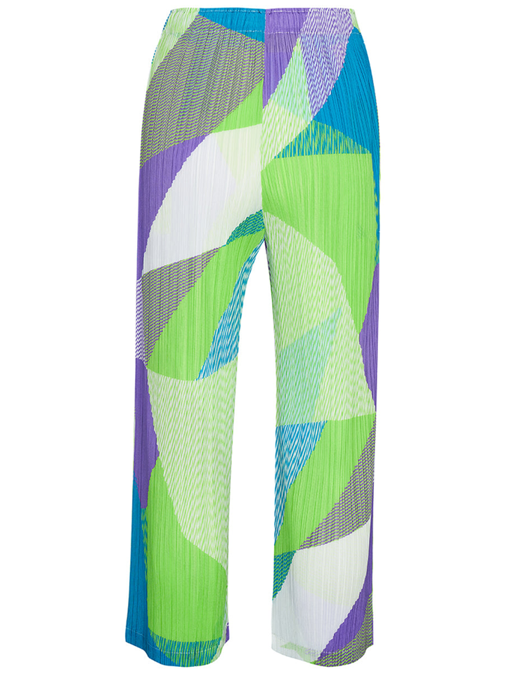 PLEATS-PLEASE-ISSEY-MIYAKE-Crossroad-Pants-Lime-Green-2