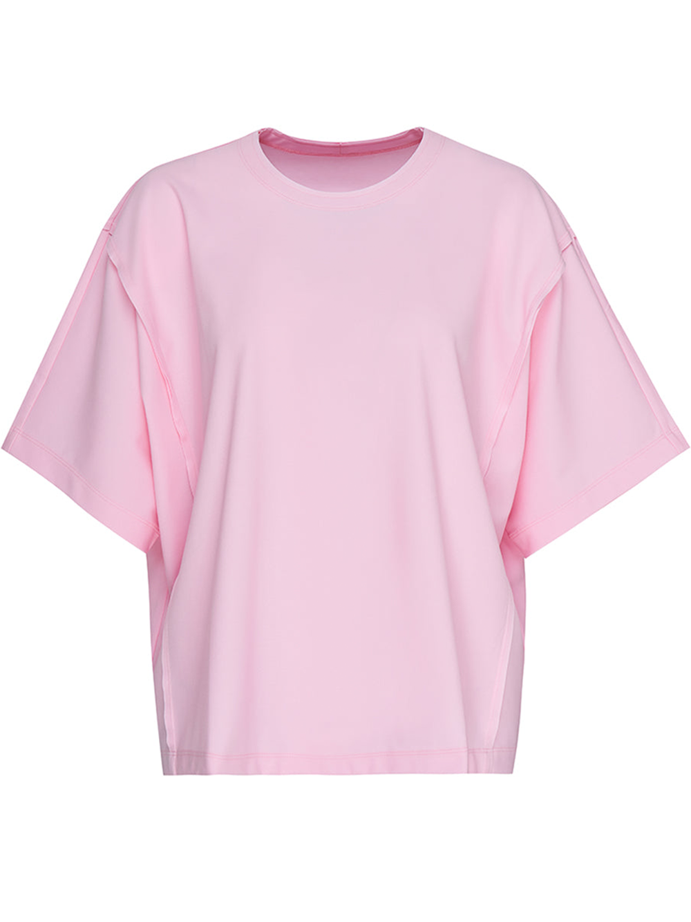 PLEATS-PLEASE-ISSEY-MIYAKE-Flex-T-Shirt-Pink-1