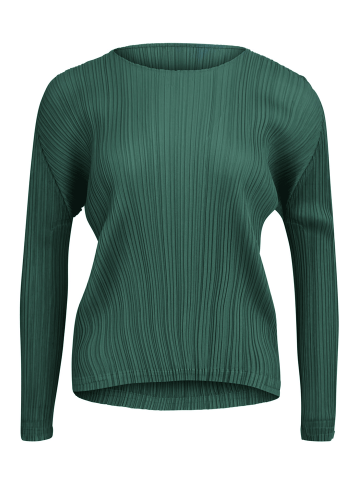 PLEATS-PLEASE-ISSEY-MIYAKE-MONTHLY-COLORS---DECEMBER-Shirt-Moss-Green-1