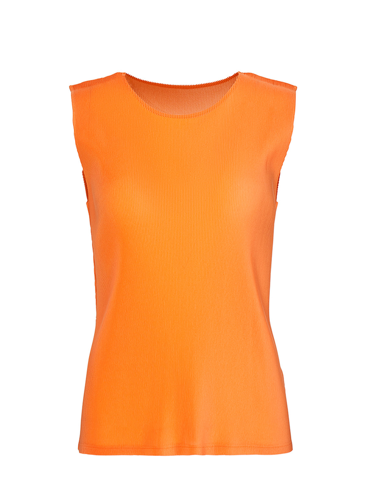 PLEATS PLEASE ISSEY MIYAKE Mist April Shirt Coral Orange 1