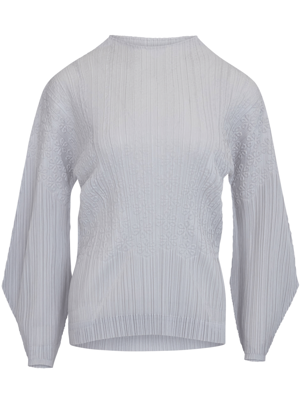 PLEATS-PLEASE-ISSEY-MIYAKE-SNOWDROP-Top-Light-Gray-1