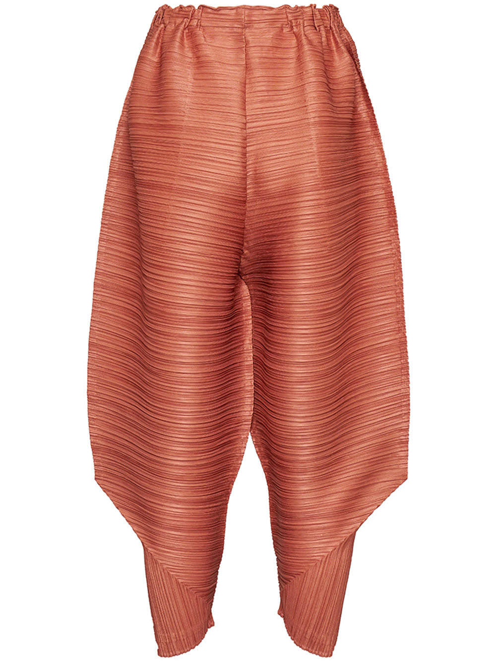 PLEATS-PLEASE-ISSEY-MIYAKE-THICKER-BOUNCE-Carrot-Pants-Brown-2