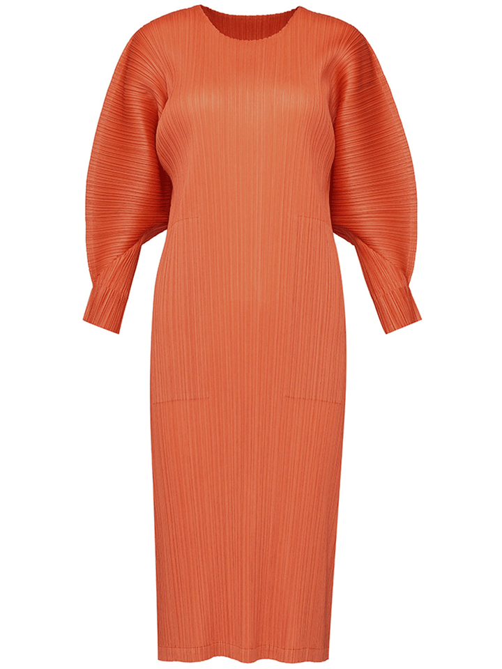 PLEATSPLEASEISSEYMIYAKE-MONTHLY-COLORS---NOVEMBER-Dress-Orange-Red-1