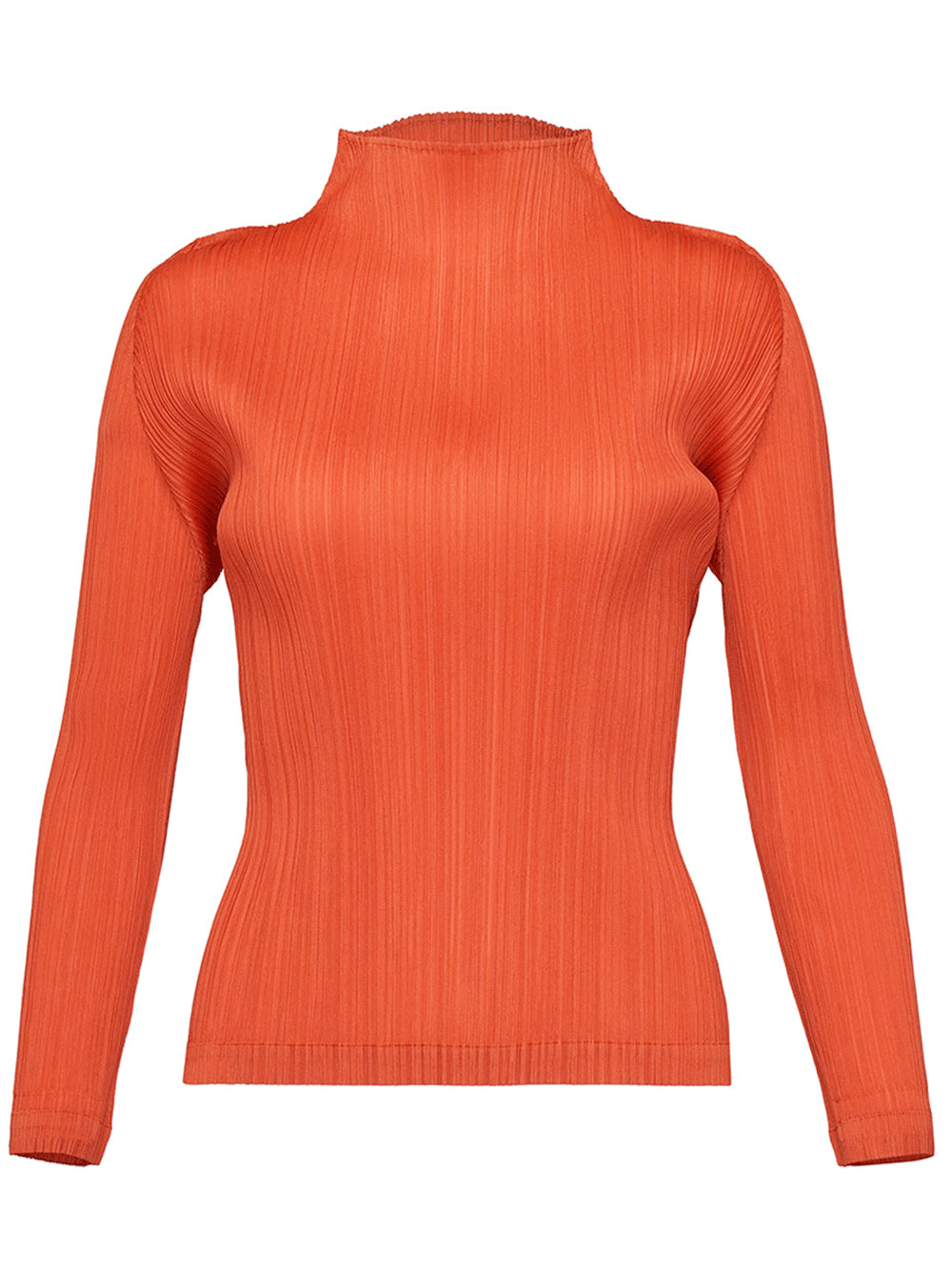 PLEATSPLEASEISSEYMIYAKE-MONTHLYCOLORS-NOVEMBERShirt-OrangeRed-1