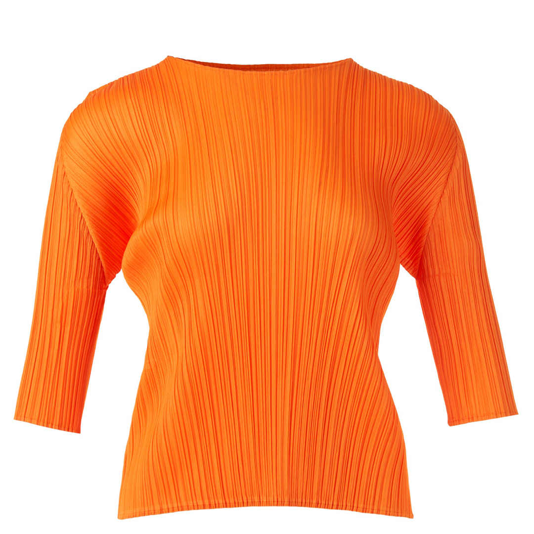 PLEATSPLEASEISSEYMIYAKE_MonthlyColorsJulyTop_Orange