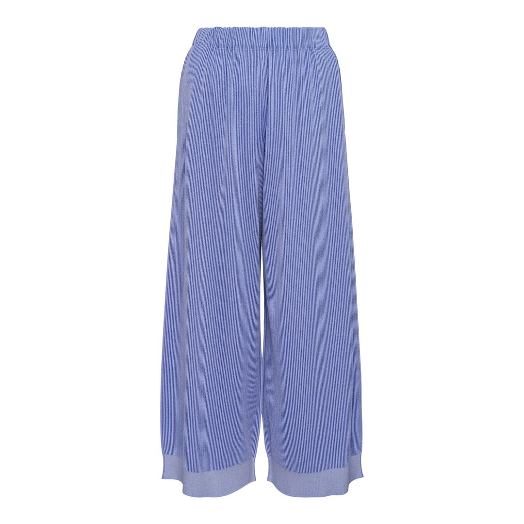 Club21 - PLEATS PLEASE ISSEY MIYAKE - A-Poc Form Pants - KNIT PANTS - Light Blue