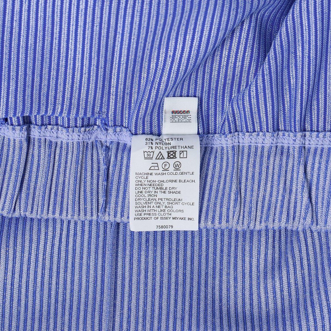 Club21 - PLEATS PLEASE ISSEY MIYAKE - A-Poc Form Pants - KNIT PANTS - Light Blue