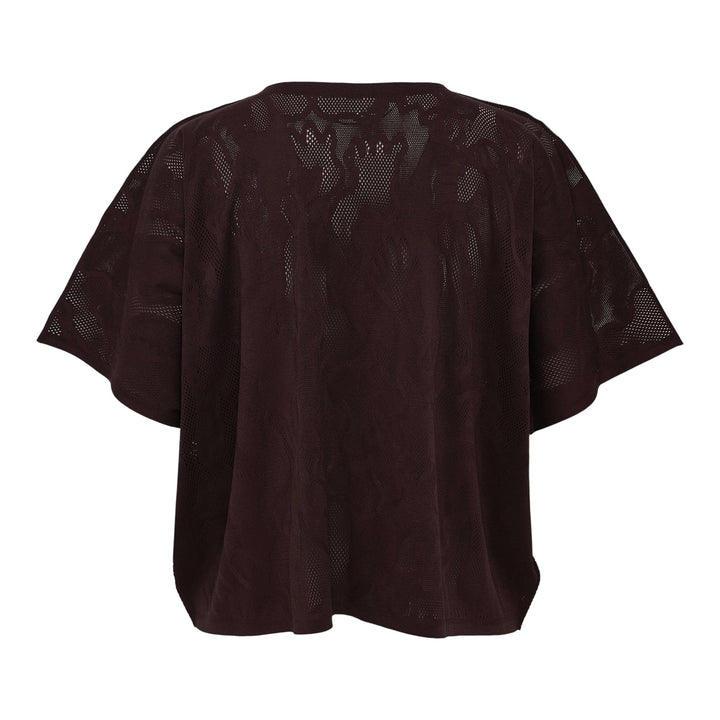Club21 - PLEATS PLEASE ISSEY MIYAKE - A-Poc Hopping Shirt - KNIT TOPS - Dark Brown