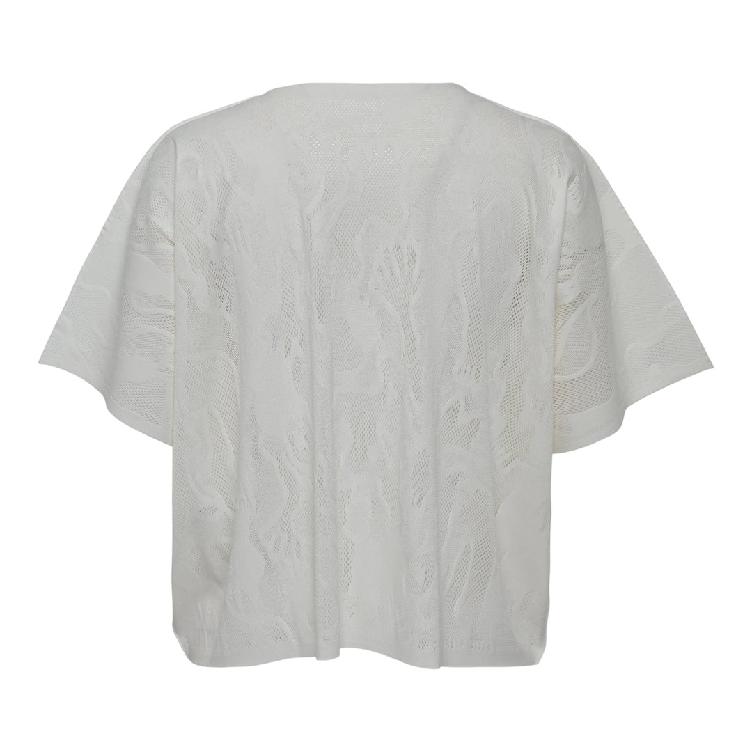 Club21 - PLEATS PLEASE ISSEY MIYAKE - A-Poc Hopping Shirt - KNIT TOPS - White