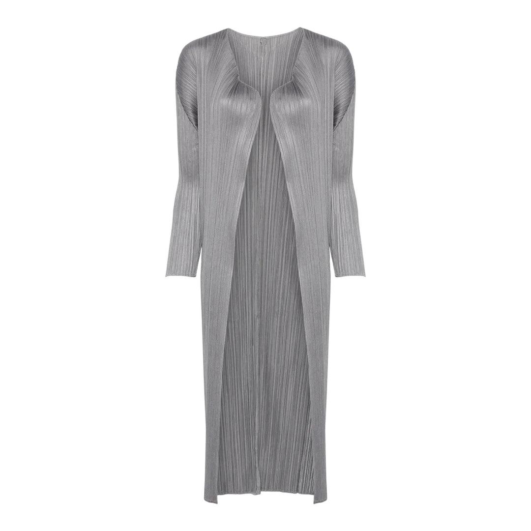 Club21 - PLEATS PLEASE ISSEY MIYAKE - Basics Coat - PLEATED COATS - Gray