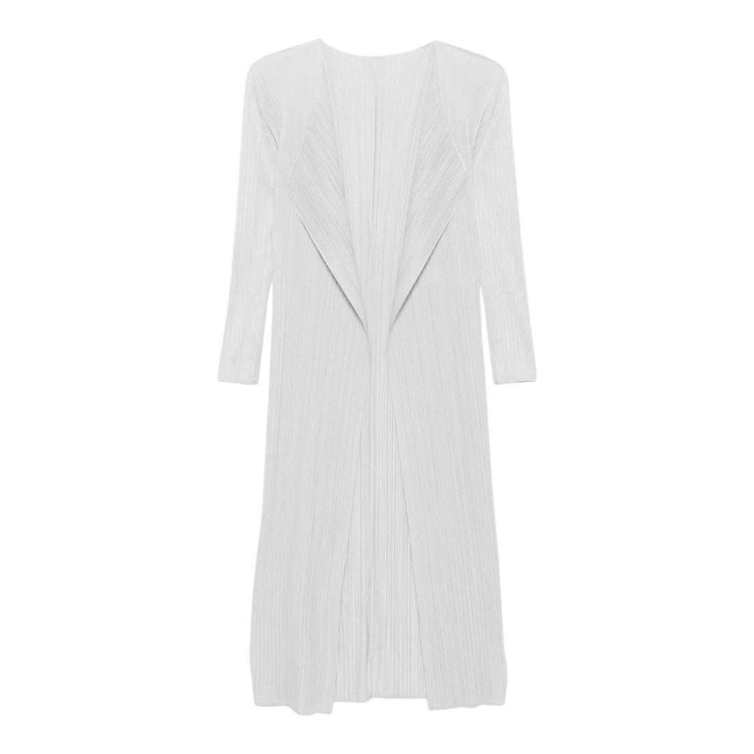 Club21 - PLEATS PLEASE ISSEY MIYAKE - Basics Coat - PLEATED COATS - Light Gray