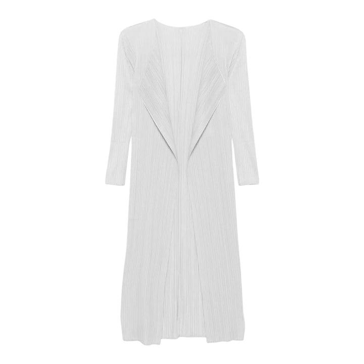 Club21 - PLEATS PLEASE ISSEY MIYAKE - Basics Coat - PLEATED COATS - Light Gray