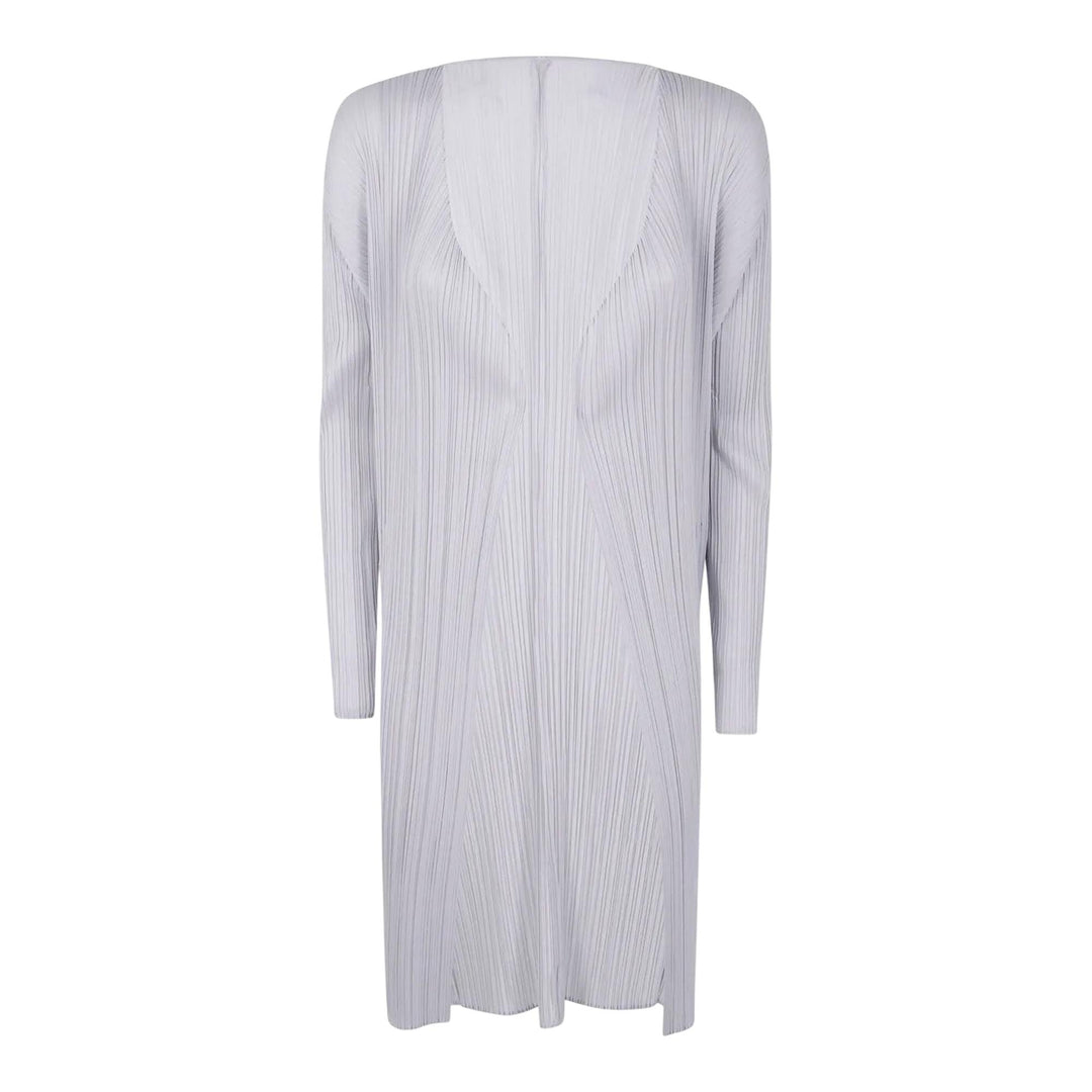 Club21 - PLEATS PLEASE ISSEY MIYAKE - Basics Coat - PLEATED COATS - Light Gray