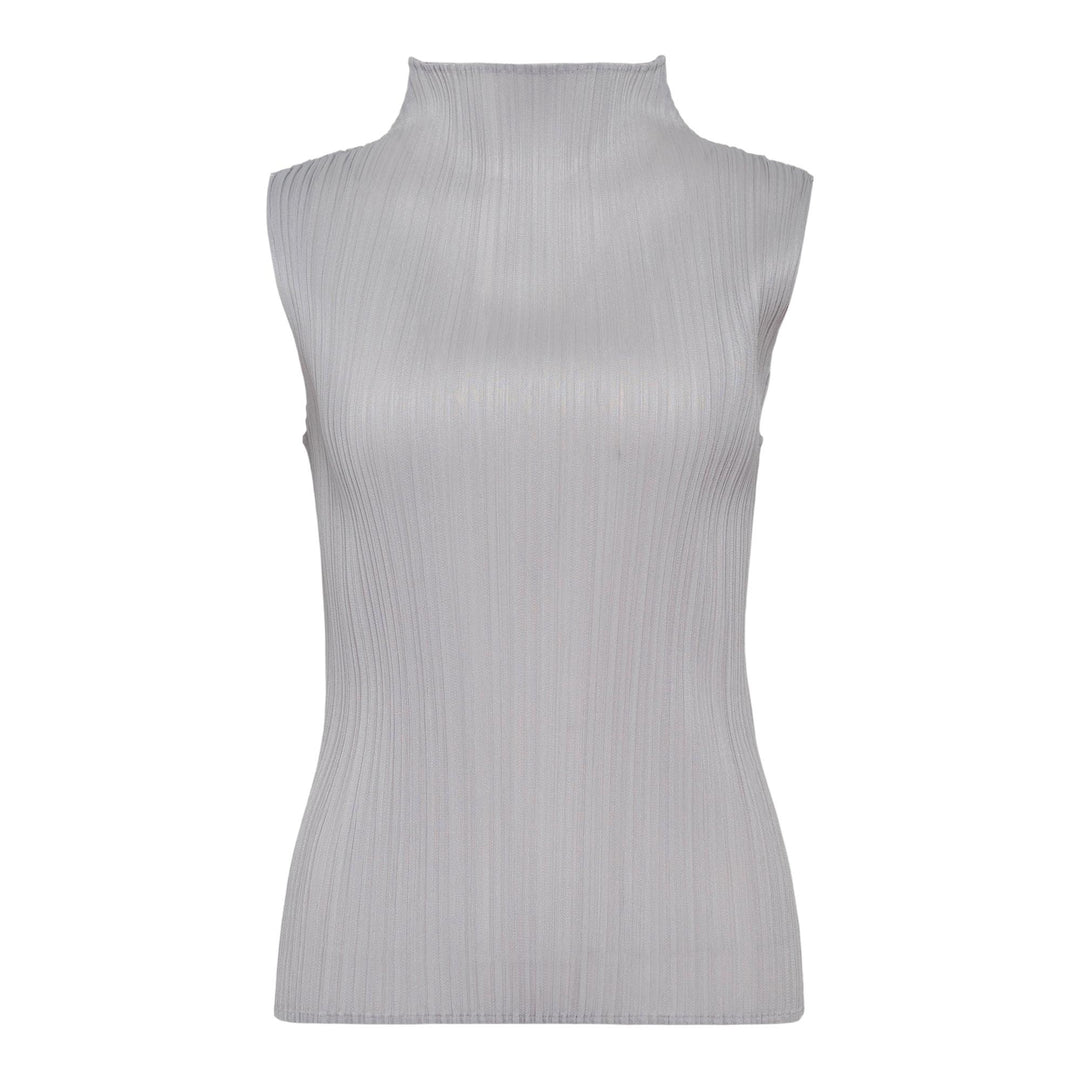 Club21 - PLEATS PLEASE ISSEY MIYAKE - Basics Shirt - PLEATED TOPS - Light Gray