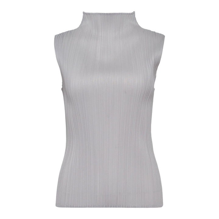 Club21 - PLEATS PLEASE ISSEY MIYAKE - Basics Shirt - PLEATED TOPS - Light Gray
