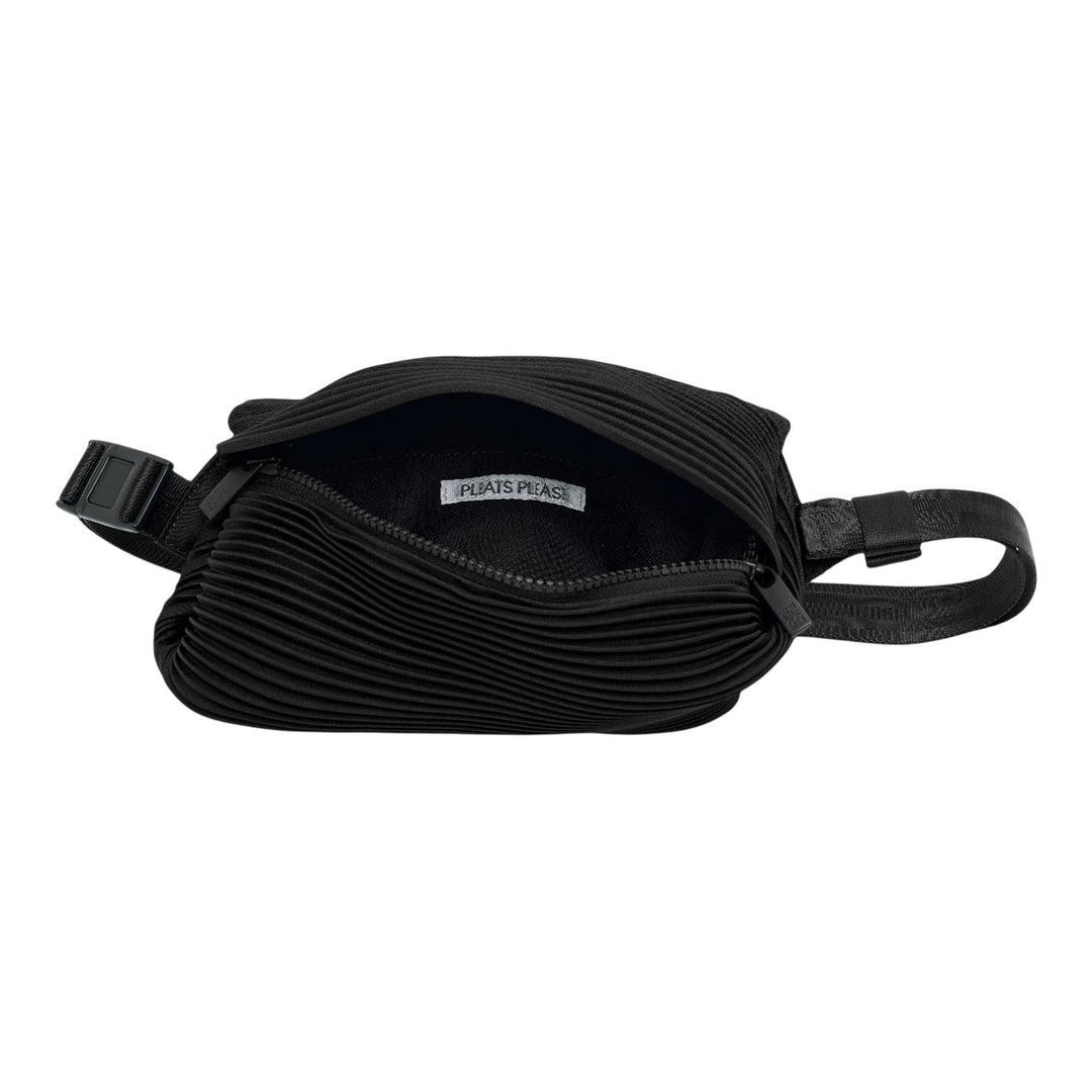 Club21 - PLEATS PLEASE ISSEY MIYAKE - Bias Pleats Waistbag - HANDBAGS - Black