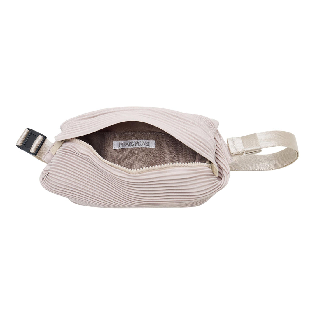 Club21 - PLEATS PLEASE ISSEY MIYAKE - Bias Pleats Waistbag - HANDBAGS - Light Beige