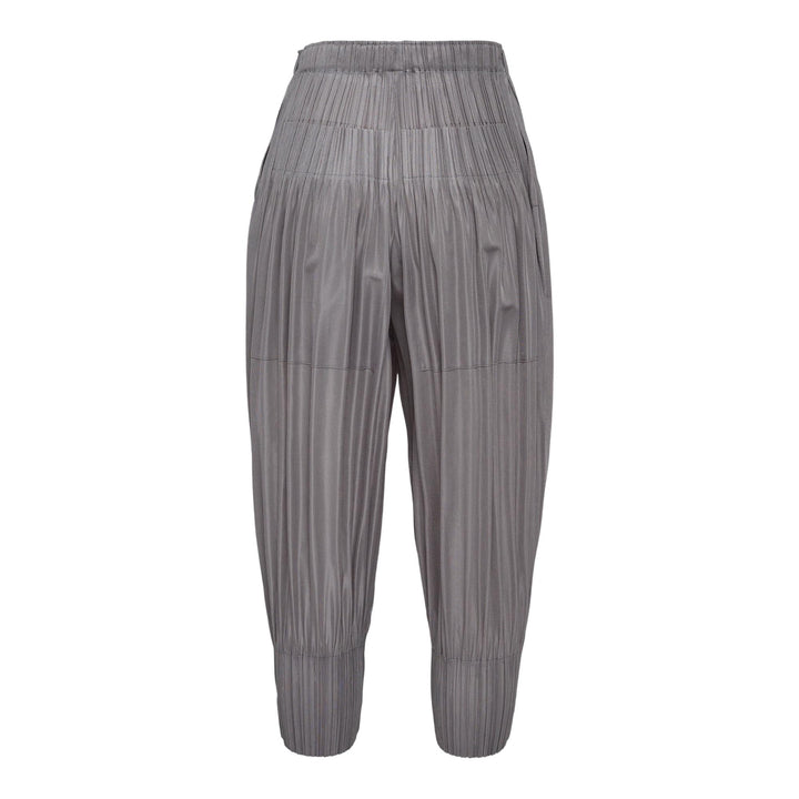 Club21 - PLEATS PLEASE ISSEY MIYAKE - Fluffy Basics Pants - PLEATED PANTS - Cool Gray