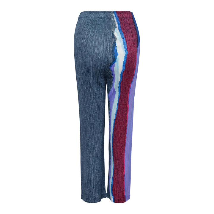 Club21 - PLEATS PLEASE ISSEY MIYAKE - Grainy Colors Pants - PLEATED PANTS - Dark Blue Gray