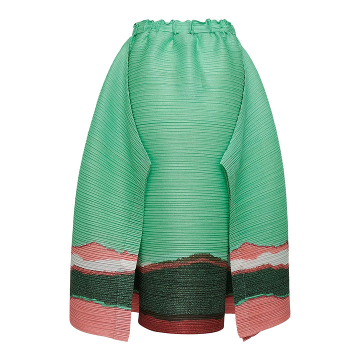 Club21 - PLEATS PLEASE ISSEY MIYAKE - Grainy Colors Skirt - PLEATED SKIRTS - Mint Green