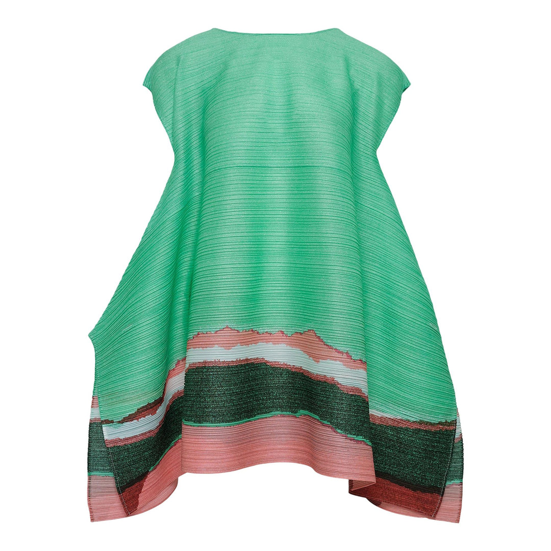 Club21 - PLEATS PLEASE ISSEY MIYAKE - Grainy Colors Tunique - PLEATED TUNICS - Mint Green