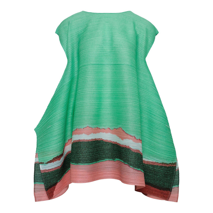 Club21 - PLEATS PLEASE ISSEY MIYAKE - Grainy Colors Tunique - PLEATED TUNICS - Mint Green