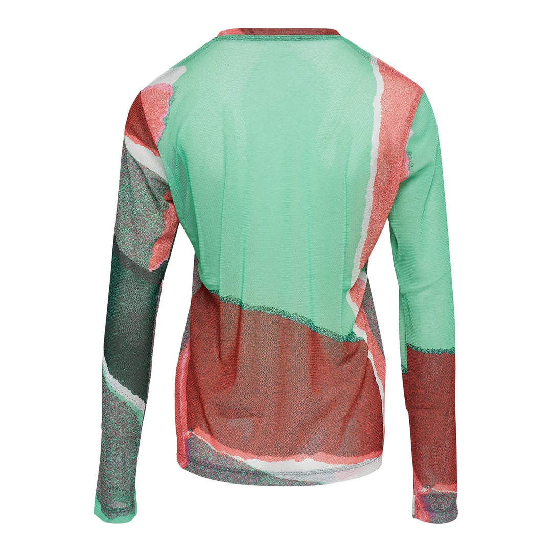 Club21 - PLEATS PLEASE ISSEY MIYAKE - Grainy Tulle T-Shirt - TEES - Mint Green