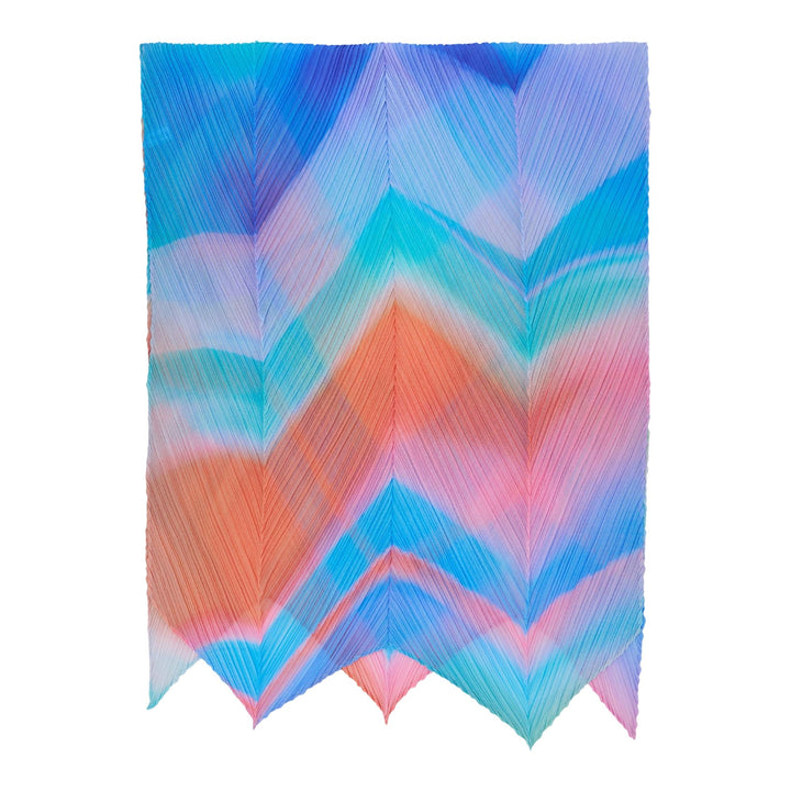 Club21 - PLEATS PLEASE ISSEY MIYAKE - Groove Scarf Stole - PLEATED SCARVES - Blue