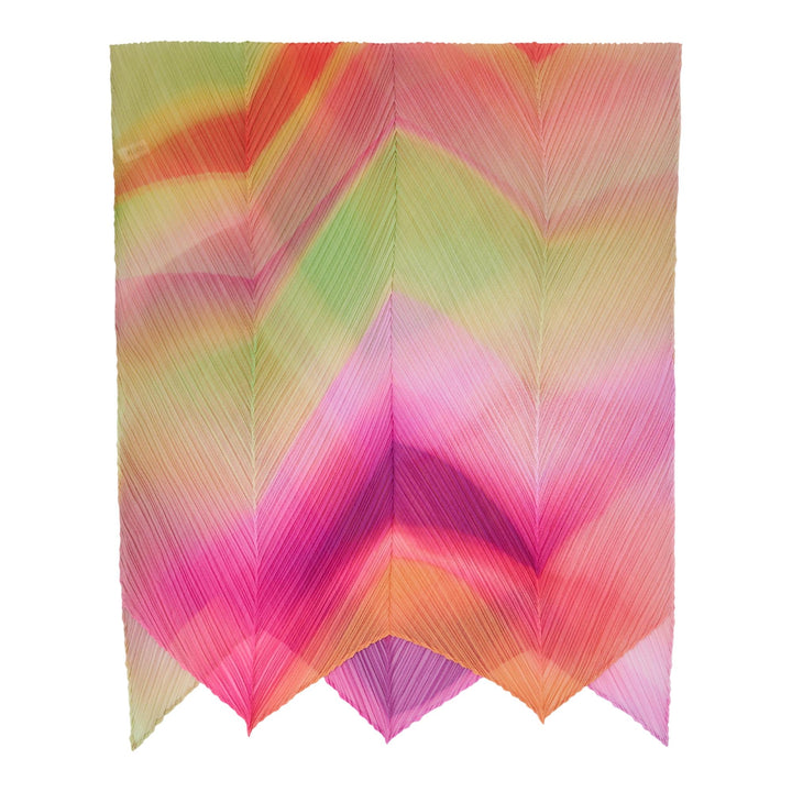 Club21 - PLEATS PLEASE ISSEY MIYAKE - Groove Scarf Stole - PLEATED SCARVES - Bright Pink