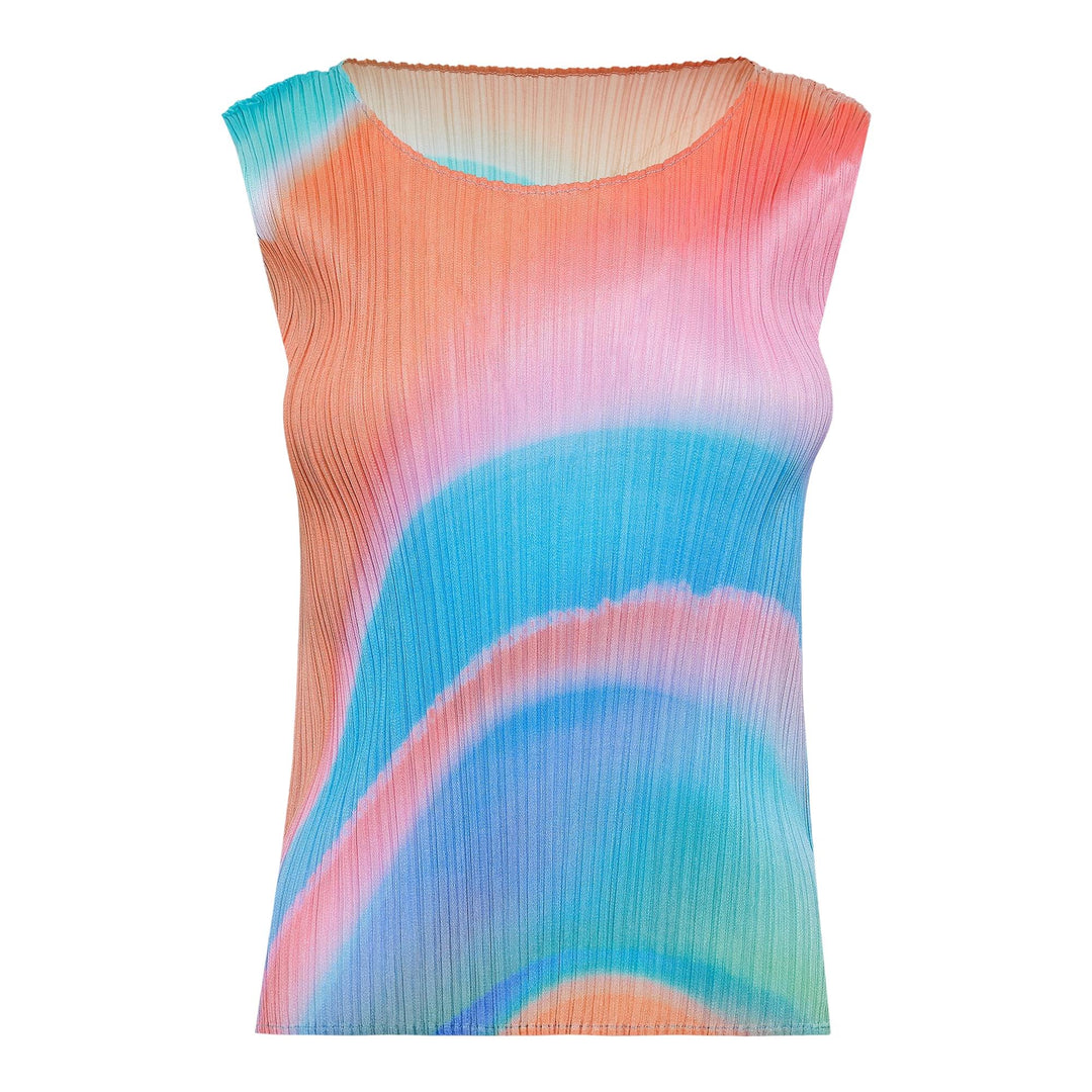 Club21 - PLEATS PLEASE ISSEY MIYAKE - Groove Shirt - PLEATED TANK TOPS - Blue