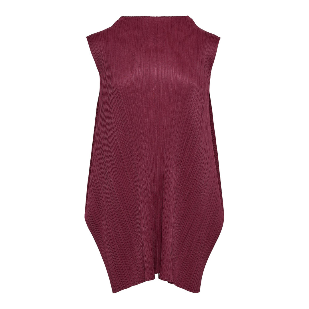 Club21 - PLEATS PLEASE ISSEY MIYAKE - Lamp Shade Tunique - PLEATED TUNICS - Dark Red