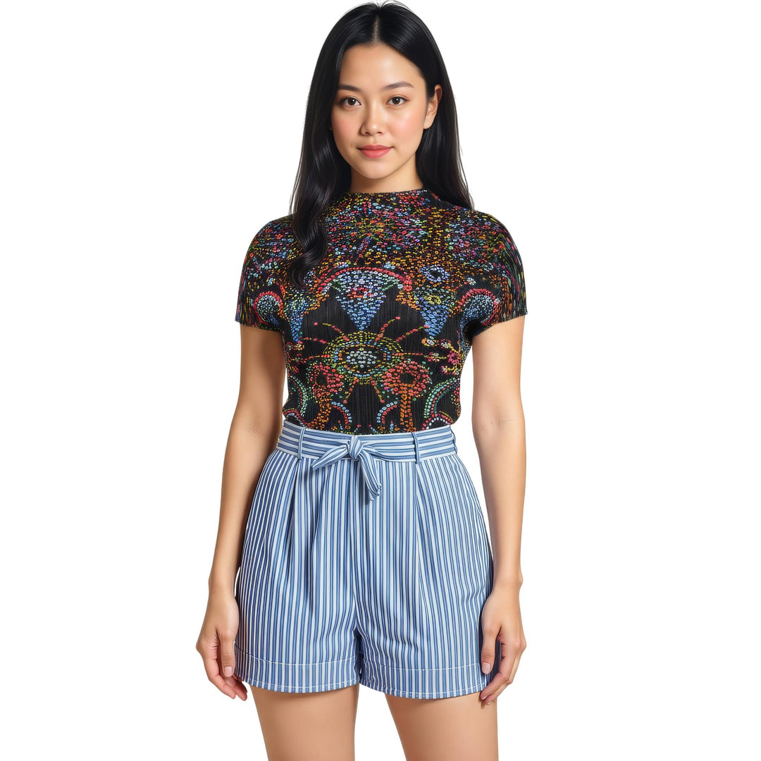 Club21 - PLEATS PLEASE ISSEY MIYAKE - Light Festival Shirt - PLEATED TOPS - Black