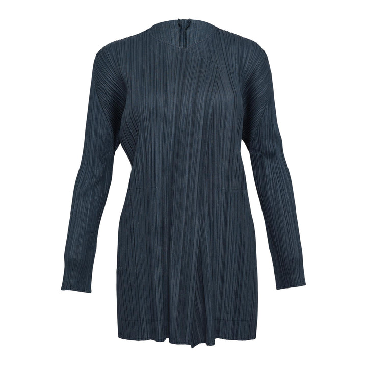Club21 - PLEATS PLEASE ISSEY MIYAKE - Mellow Pleats Coat - PLEATED COATS - Navy